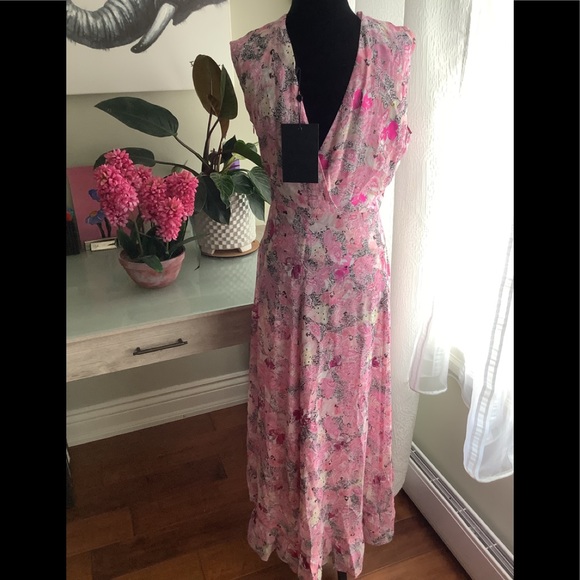 The Kooples Midi Floral Print Dress - Picture 7 of 7